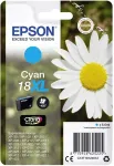 Tooner Epson 18XL Cyan 450 sider Bl&aelig;k C13T18124012