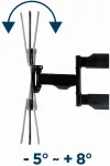 GEMBIRD TV SET ACC WALL MOUNT 32-55"/WM-55ST-01
