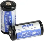 Xtar Battery 16340 3,7V Li-ion 650MAH