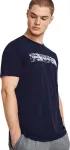 Under Armour Camo Chest Stripe Men's T-Shirt Navy Blue 1376830 410 M