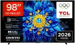 Teler TCL P8L 98P8L TV 2.49 m (98") 4K Ultra HD Smart TV Wi-Fi Black 1000 cd/m&sup2;