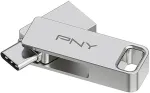 M&auml;lukaart PNY Technologies USB-Stick 128GB PNY DUO LINK USB 3.2 OTG TYPE-A/C retail