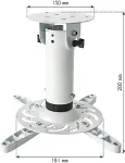 TECHly Arm for projector 20 cm, ceiling, 15kg white
