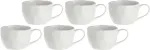 LA PORCELLANA BIANCA Set of 6 breakfast mugs Lunia 420 ml