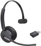 Yealink Network Technology K&otilde;rvaklapid Yealink Yealink WH64 Hybrid Mono Teams Juhtmevabad pea&uuml;mber kinnitatavad kontori/k&otilde;nekeskuse mikro-USB Bluetooth Black