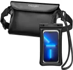 SPIGEN Veekindel kott kuni 6.9" telefonile, h&otilde;ljuv + veekindel v&ouml;&ouml;kott, must, IPX8, A621,