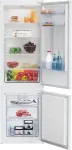 K&uuml;lmik Beko Refrigerator | BCHA275K41SN | Energy efficiency class E | Built-in | Combi | Height 177.5 cm | No Frost system | Fridge net capacity 193 L | Freezer net capacity 69 L | 38 dB | White