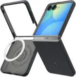 SPIGEN &Uuml;mbris Nano Pop (MagFit), Samsung Galaxy Flip8, must, Qi2/MagSafe toega,