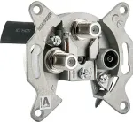 Schwaiger Einzeldose zwei SAT-ZF Anschl&uuml;sse 2 dB