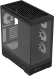 Korpus AeroCool P500B Digi-BK-v1, Tower Case, Black, Tempered Glass x 2