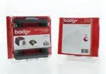 EVOLIS Badgy Full kit - Farbe (Cyan, Magenta, Gelb, Schwarz, Overlay) - Druckerfarbband-Kassette/PVC-Karten-KIt - f&uuml;r Badgy 100, 200 (CBGP0001C)