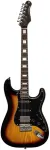 Stagg SES-60 SNB - gitara elektryczna HSS, olcha, sunburst