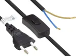Alcasa Good Connections Euro-Netzkabel an open end schw. 1,5m