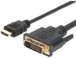 Techly HDMI zu DVI-D Kabel 1.8m schwarz