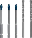 Bosch Powertools HEX-9 HC drill 5-piece mix set 6mm - 2608900596 EXPERT RANGE