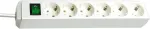 Brennenstuhl Eco Line 3m white S 6x