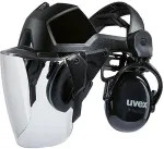 Uvex pheos faceguard PC Visier mI GHS
