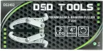 DSDTOOLS 100 MM &Uuml;LEKANDEV&Otilde;LVI JA LAAGRITE EEMALDAJA, 2 JALGA, DS1492