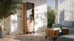 Cama MEBLE Cama 2D bookcase OVO 50x38xH182.5 oak/concrete