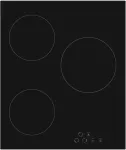 Pliidiplaat MPM Vitroceramic hob -45-VCB-21, black, 45cm