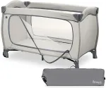 Hauck Sleep N Easyfold baby travel bed Grey