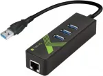 TECHly USB 3.0 Adapter a. Gigabit Ethernet m. 3Port USB3.0 s