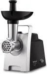 Tefal NE108831 mincer 1400 W Black, Satin steel