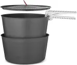 No name Primus 740320 camping cookware Pot set 2.3 L Aluminium, Black