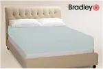 Bradley kummiga voodilina, 90 x 200 cm, aqua 2 t&uuml;kki