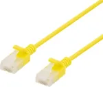 Deltaco U / UTP Cat6a patch kaabel, 3.5mm, 0.3m, 500MHz, LSZH, kollane / UUTP-1003