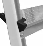 AWTOOLS Aluminum ladder freestanding 6 steps 125kg