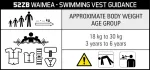 Waimea Swimming vest 52ZB GGZ (18-30kg)