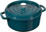 Staub La Cocotte 24cm round La-Mer, Cast Iron
