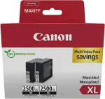 Tooner CANON Patrone PGI-2500BK XL Doppelpack black