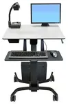 Monitor Ergotron TeachWell Mobile Digital Workspace - Wagen f&uuml;r Notebook/Tastatur/Maus - Stahl - Graphitgrau (24-220-055)