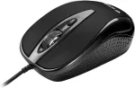 Hiir YENKEE USB wired mouse, 4 buttons, YMS 1025 BK, optical