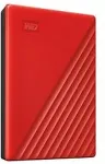 K&otilde;vaketas Western Digital External HDD||My Passport|4TB|USB 2.0|USB 3.0|USB 3.2|Colour Red|WDBPKJ0040BRD-WESN