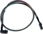 Adaptec Microsemi - Internes SAS-Kabel - SAS 6Gbit/s - 4-Lane - 36-polig 4x Mini SAS HD (SFF-8643) (M) - bis - 36 PIN 4iMini MultiLane (M) - 80 cm - rechts abgewinkelter Anschluss (2280200-R)
