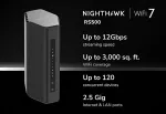 Netgear 3PT NIGHTHAWK WIFI 7 BE12000 ROUT