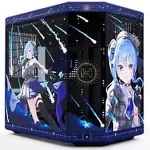 Korpus Hyte Y70 Suisei Edition / E-ATX / 2x USB-A 3.2 / 1x USB-C 3.2 / bez zasilacza / przezroczysty panel boczny / kabel riser