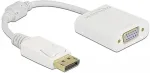 DELOCK Adapter DisplayPort 1.2 Stecker zu VGA Buchse Passiv weiss
