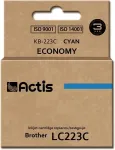 Tooner ACTIS KB-223C ink (replacement for Brother LC223C; Standard; 10 ml; cyan)