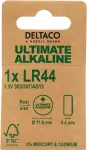 DELTACO Ultimate Alkaline, 1,5 V, LR44 n&ouml;&ouml;pelement, 1 pakk