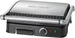 CLA tronic KG 3487 electric grill (2000W table-top, black and silver)