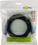 Goobay HDMI 2.0 Premium 0,5m Black/Blue