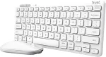 Klaviatuur Trust Lyra Wireless Keyboard & Mouse White DE