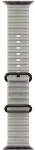 APPLE 49mm Translucent Grey Ocean Band - Black Titanium Finish | Apple