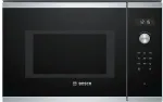 Mikrolaineahi Bosch Serie 6 BFL554MS0 microwave Built-in Solo microwave 25 L 900 W Black, Stainless steel