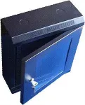 DATACOM 10" single-piece rack 9U/140 black Glass door