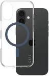 PANZERGLASS CARE&trade; by &reg; Urban Combat Case Transparent w. Blue MagSafe iPhone 16